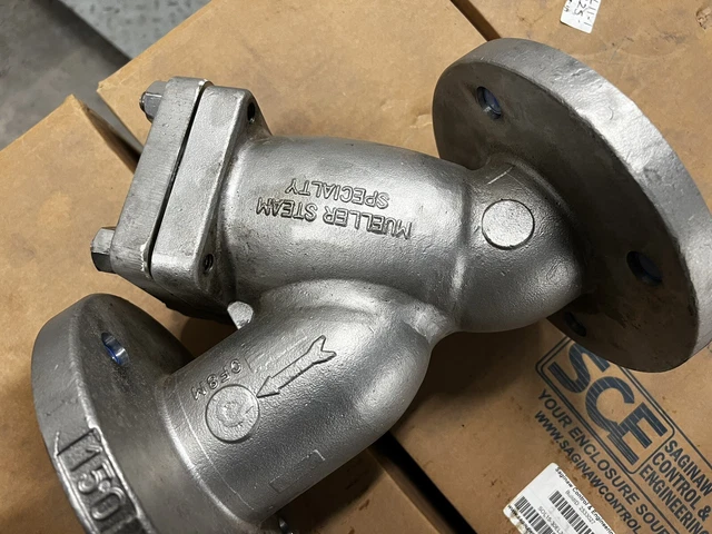Mueller 3" Steam Specialty Class 150 Y-Type Strainer 378101