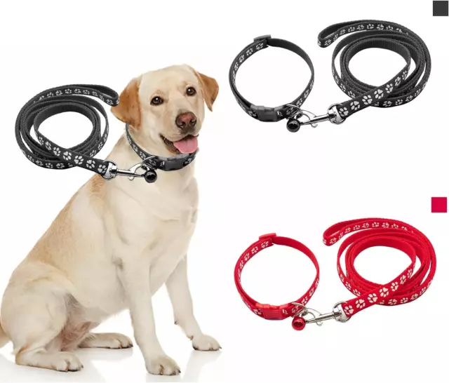 Hundehalsband,Welpenhalsband mit Leine Set,Hundehalsband Kleine Hunde,Hunde Hals