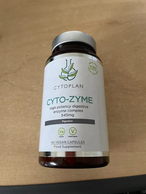 CYTOPLAN CYTO-ZYME 60's High potency digestive enzyme complex 545mg £15 ...
