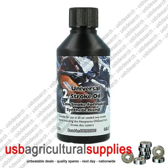 Husqvarna (Two) 2 Stroke Oil - 1x ONE SHOT POT NEXT DAY DELIVERY chainsaw