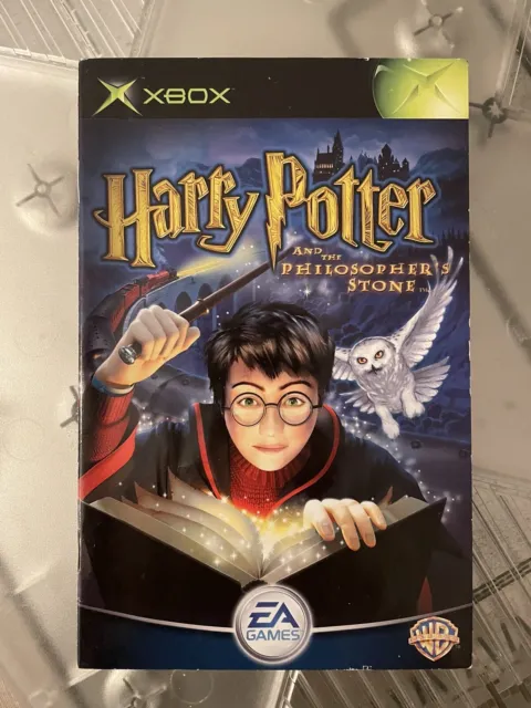 Harry Potter and the Philosophers Stone **OFFICIAL MANUAL ONLY** Xbox Original