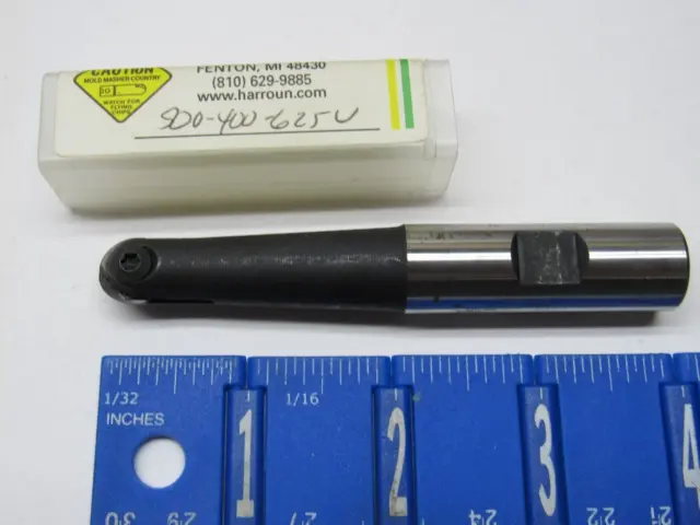 Harroun 1/2" Ball Nose Indexable Milling Cutter #500-400-625-V