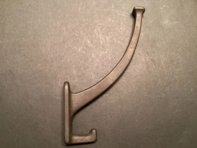 Vintage Large Arts & Crafts Mission Style Coat Hat Hook Clothes Robe Hall Tree