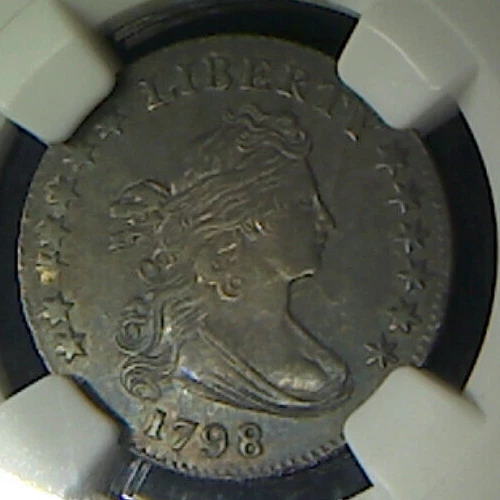 1798  Draped Bust Dime- Large 8-NGC JR-4 MS61! Beautiful Type Coin!