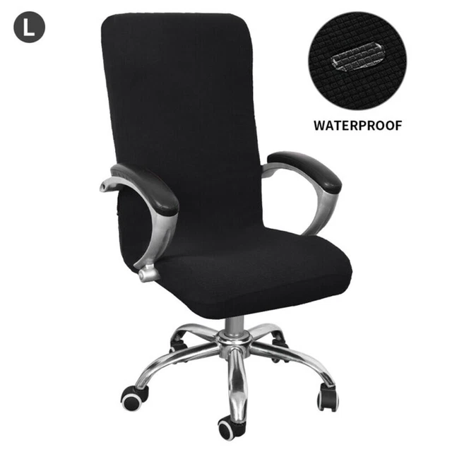Inter Link - Sedia girevole - Sedia da ufficio - Poltrona girevole - Ideale per l'home office - Grigio chiaro e scuro - Elexo