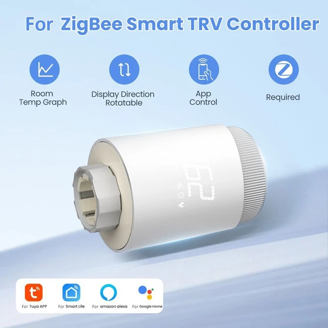 Horaire hebdomadaire programmable pour thermostat à vanne Tuya TRV pour plus de