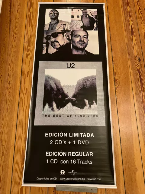 U2 : Vinyl Banner - The Best Of 1990-2000 - Mexico Promo