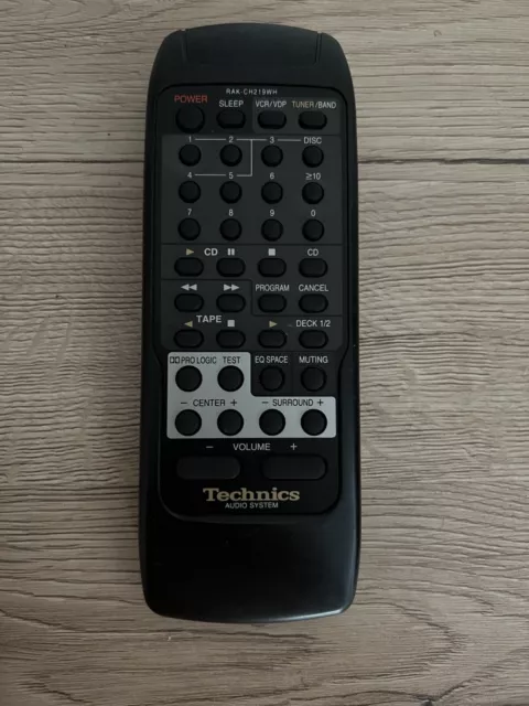 Original Technics RAK-CH219WH Fernbedienung Remote Receiver Top Zustand