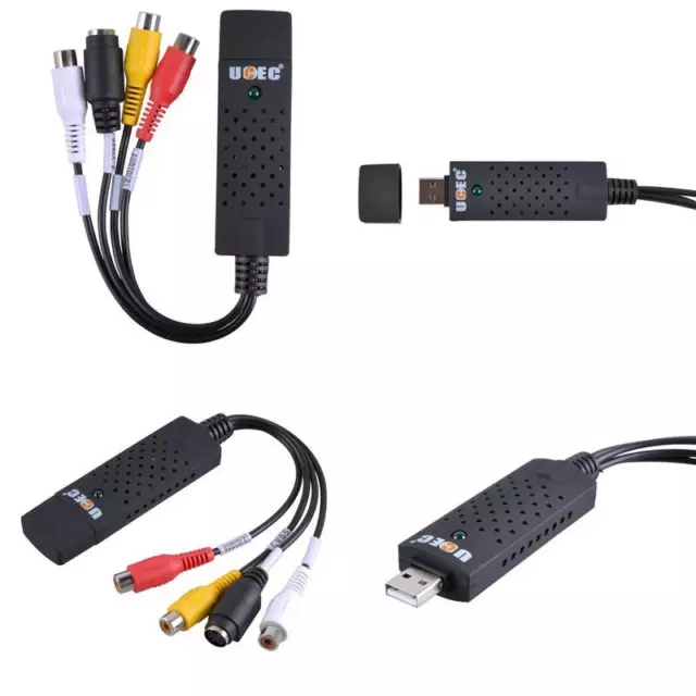 USB 2.0 Adaptateur de Carte de Capture Audio vidéo VHS VCR TV to