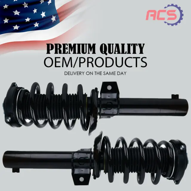 Pair Front shock absorber w/Magnetic OEM For Audi TT TTS TTRS MKII FWD 2007-2015