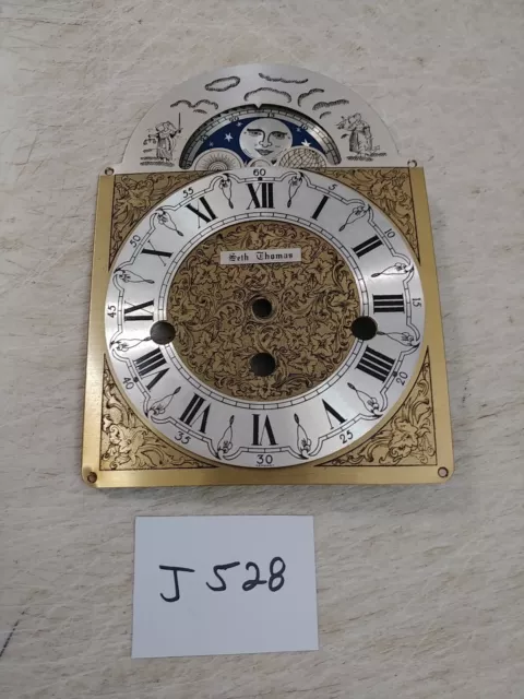 Seth Thomas Bracket  Mantle Clock Dial With Moon Phase
