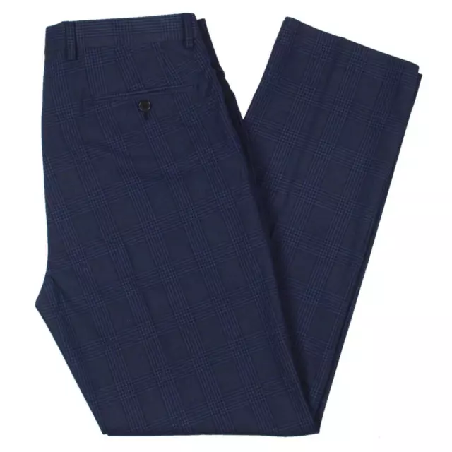 Lauren Ralph Lauren Mens Norton Classic Fit Plaid Dress Pants BHFO 9689 2