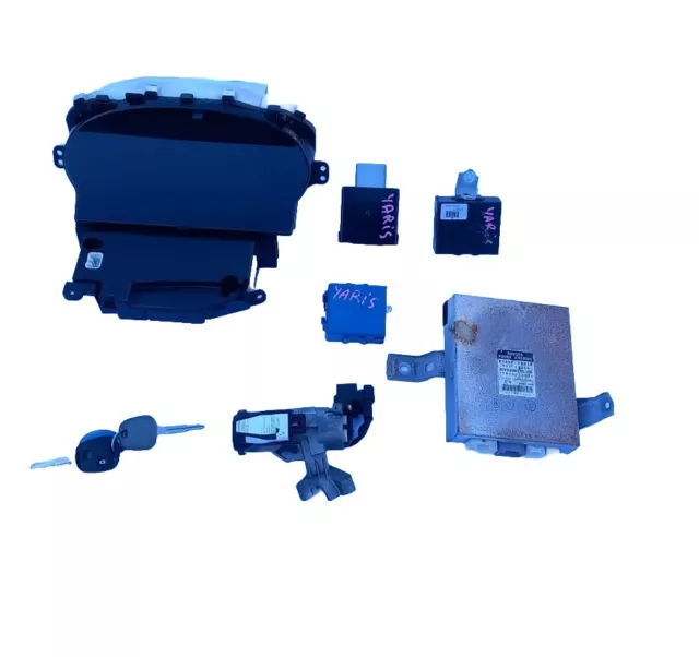 Kit Centralina Motore Chiave Contachilometri Toyota Yaris 1.0 Benz 89650 0D010