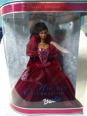 BARBIE HOLIDAY CELEBRATION African American Special Edition 2002 Doll