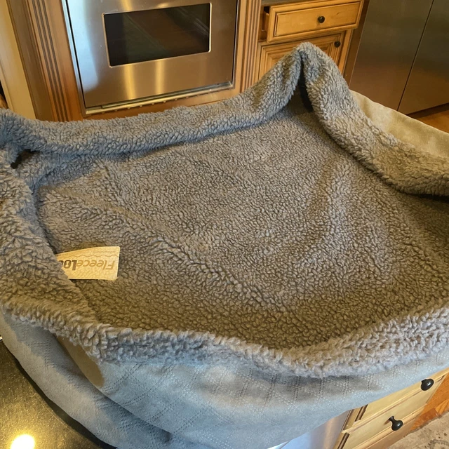 New with tags Orvis FLEECE wraparound COVER ONLY dog bed large Gunmetal NEW