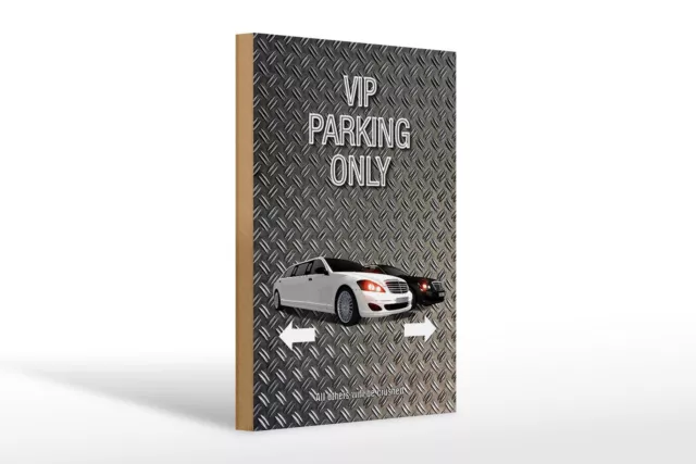 Wooden sign saying 20x30 cm parking VIP parking only wood decoration sign wooden sign