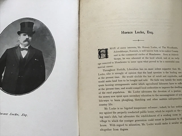 NORFOLK Leaders - c1907 Druck - Horace LOCKE - Wälder, Ashwelthorpe Norwich