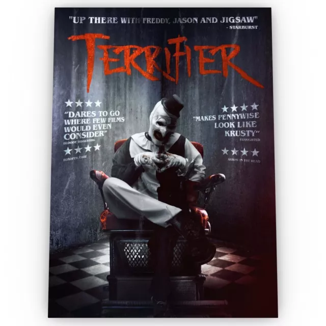 Terrifier Movie Poster Satin High Quality Stunning Archival A1 A2 A3