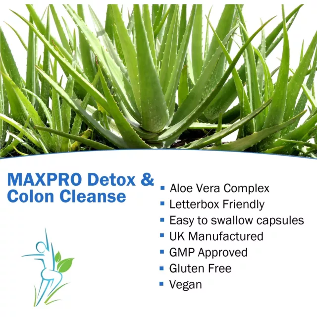 Aloe Vera Complex 60 Max Capsules High Strength Colon Cleanse 3