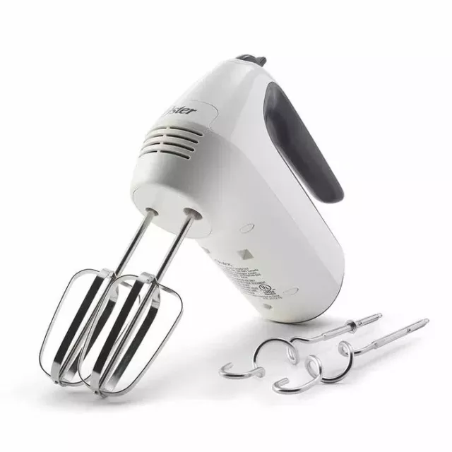 Oster FPSTHM0801-000-000 6 Speed Hand Mixer White 