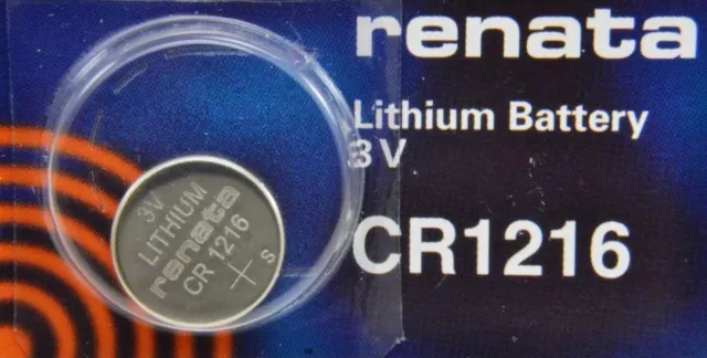 CR 1216 RENATA WATCH BATTERY 1216 ECR1216 FREE SHIPPING Authorized US Seller