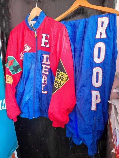 VINTAGE 1980S WORLD Of Troop Tracksuit Shell Suit Genuine Original