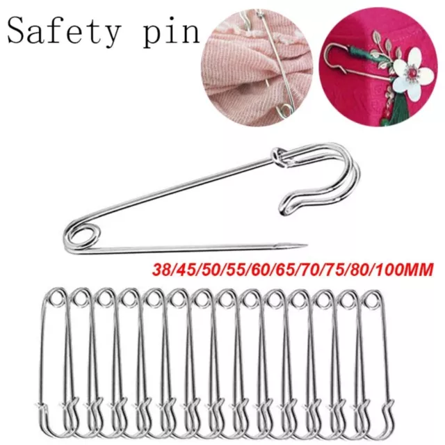 Pin Needles Small Brooch Safety Pins For 38/45/50/55/60/65/70/75/80/100mm