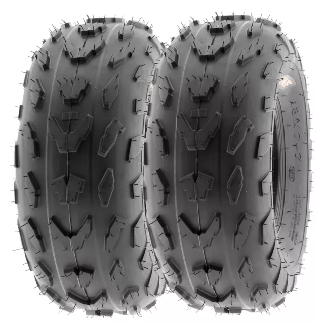 【2】SunF 20x7-8 ATV UTV Tires 20x7x8 Tubeless 6 Ply for 8  Rims - A007