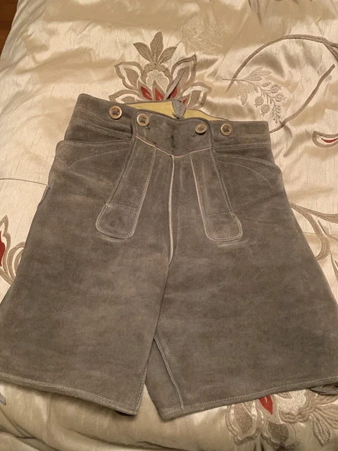 octoberfest Vintage lederhosen Mens 40 Suede bergfiend Worn By Hollywood Dancer