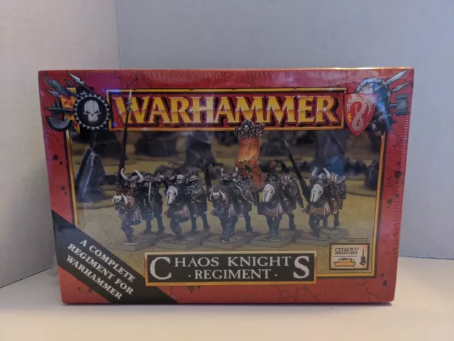 Warhammer Chaos Knights Regiment Citadel Games Workshop UK Rare OOP