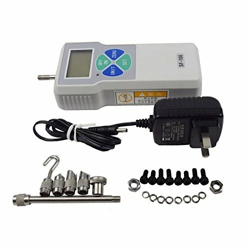 Force Gauge 500N Digital LCD Push Pull Tester Dynamometer Pressure Test Meter