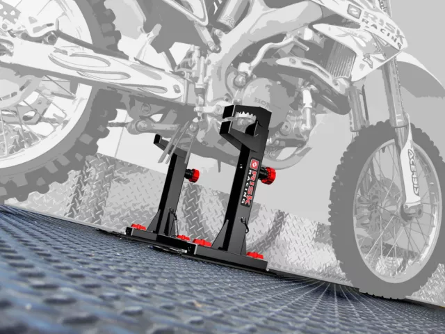 Risk Racing Lock N Load Strapless System Motocross Enduro Van Bike Stand