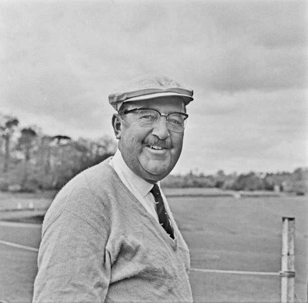 SOUTH AFRICAN GOLFER Bobby Locke at Martini golf tournament 1960s OLD ...