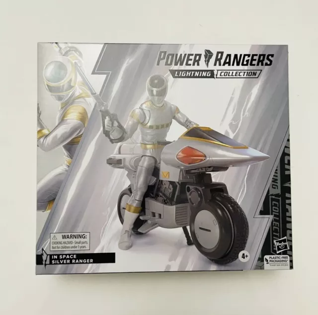 Power Rangers Lightning In Space Silver Ranger Deluxe 6-inch Action Figure