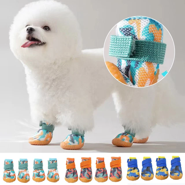 Scarpe in rete stivali per cani sandali cuccioli scarpe per cani scarpe per cani E E