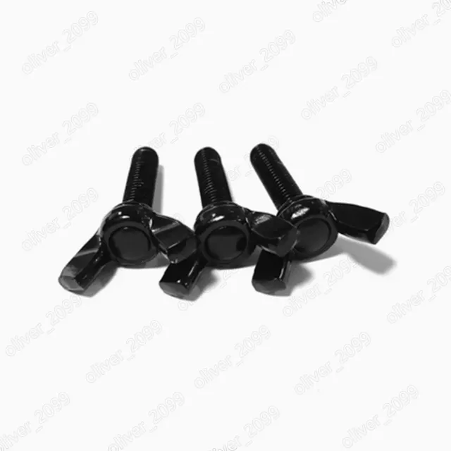 Bulloni per pollice ala in acciaio inox neri 304 M3 M4 M5 M6 M8 M10