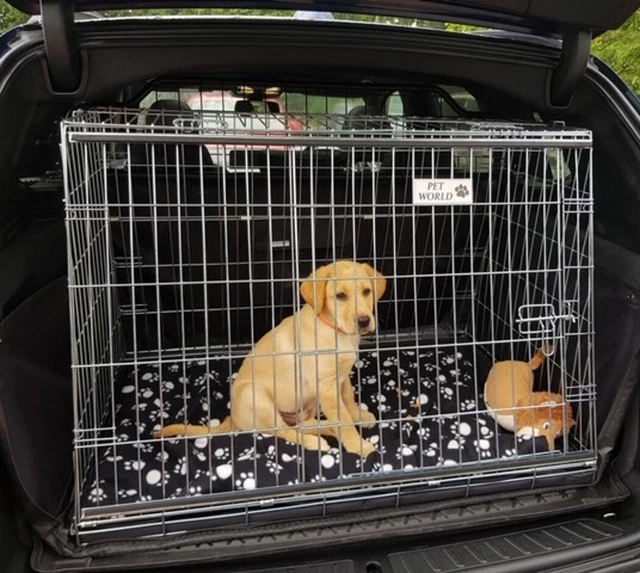 PET WORLD BMW X3 Sloping car pet puppy dog travel crate cage £121.90