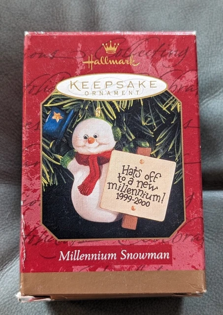 Hallmark Keepsake Ornament, 1999, Millennium Snowman