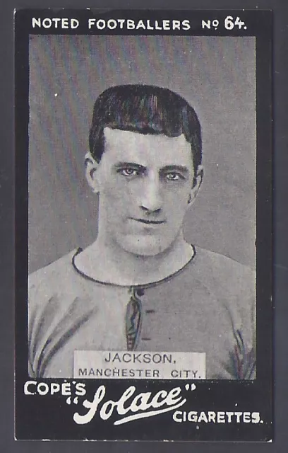 Cope-Copes Noted Footballers (Solace)-#064- Manchester City - Jackson