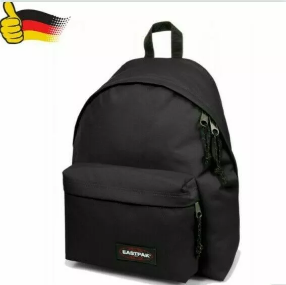 2022 Eastpak Rucksack Schulrucksack Padded Pakr Schwarz Schule Padded Backpack *