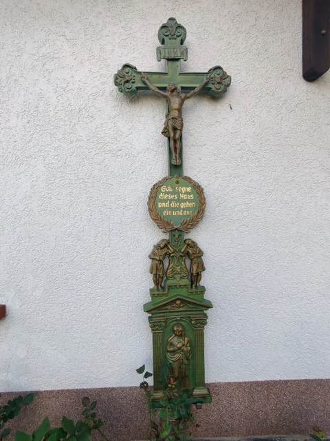 Wegkreuz - Kirchen-Kreuz - Metall - 180cm