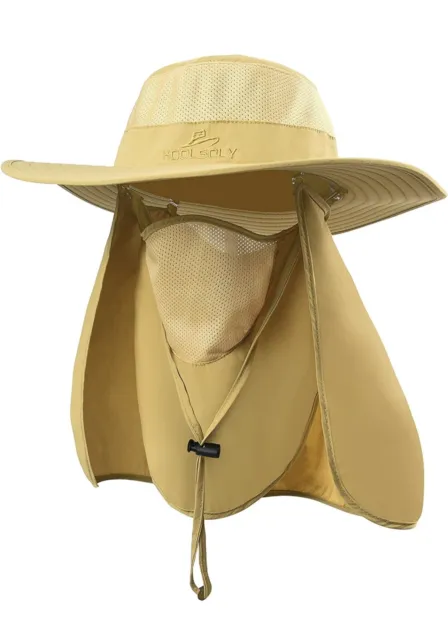 KOOLSOLY Fishing Hat,Sun Cap with UPF 50+ Sun Protection and Neck Flap