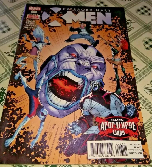 Marvel Extraordinary Xmen Apocalypse Wars comic no 8
