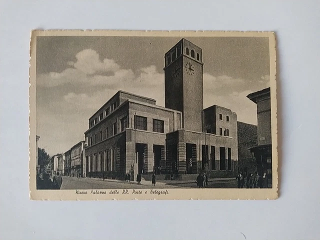 Fascismo Architettura Nuovo Palazzo Poste Gorizia Antica Cartolina Vg. 1941