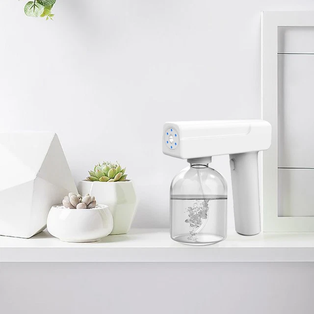 Atomizzatore manuale, luce blu, ampie applicazioni, atomizzatore manuale USB, ABS