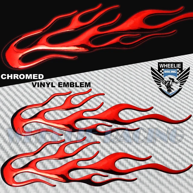 2x Suzuki Chrome Logo Decals - 5.75" ABS Emblem Stickers For GSXR, Hayabusa, V-Strom & More