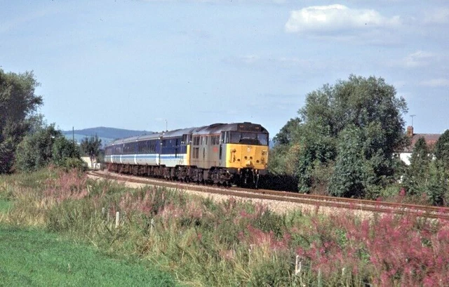 35MM SLIDE BR British Railways Diesel Loco Class 31 31411+31421 ...