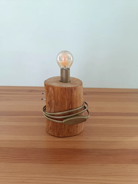 Lampe artisanale sur base d ancienne horloge de comtoise