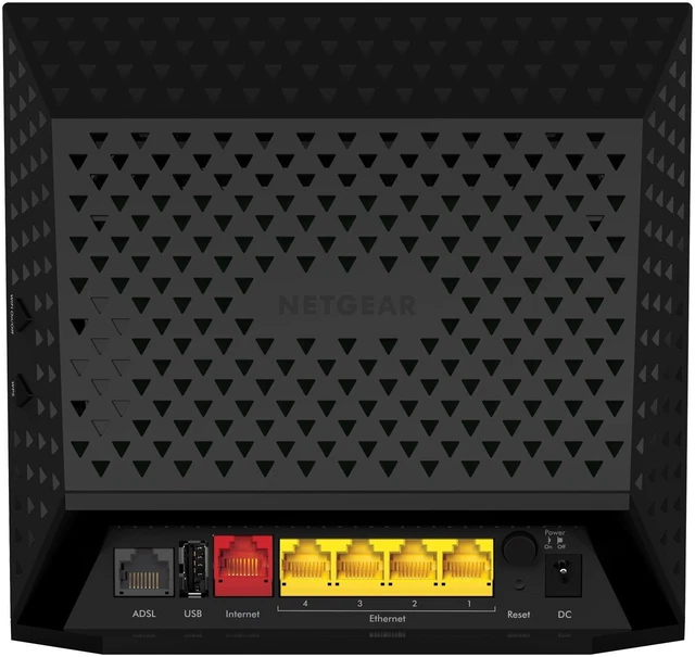 Difettoso NETGEAR D6200-100PES AC Modem - Router - Condizioni: Difettoso 4