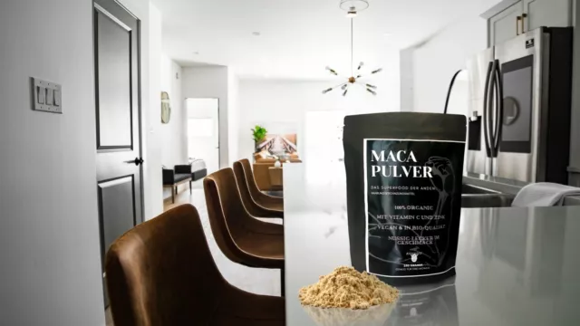 Goldenes Premium Maca Pulver von KingMaca - 250 Gramm